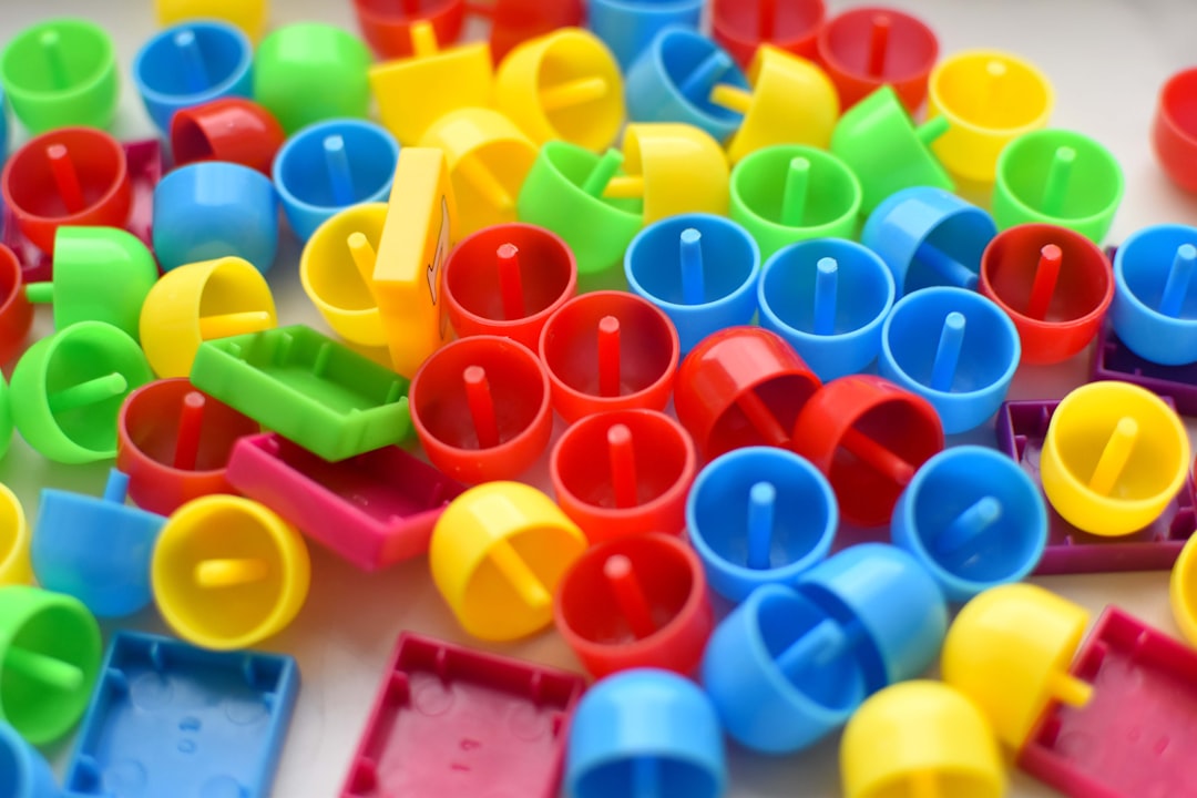 The tiles of the mosaic puzzle toy for children